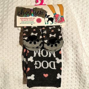 Chatties matching pet and owner socks